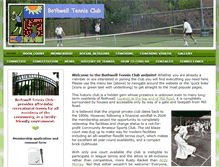Tablet Screenshot of bothwelltennisclub.com